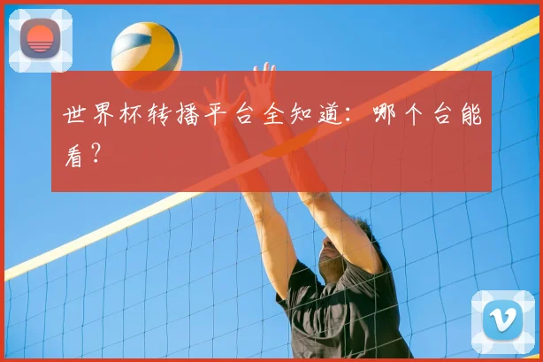 世界杯转播平台全知道：哪个台能看？
